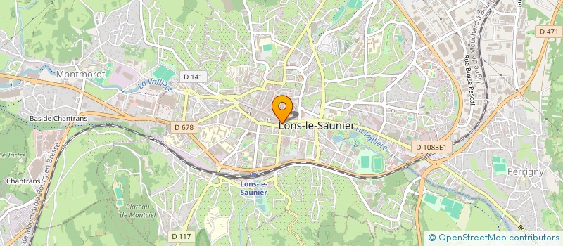 localisation de l'entreprise MADAME PEGGY GERRIET à LONS-LE-SAUNIER