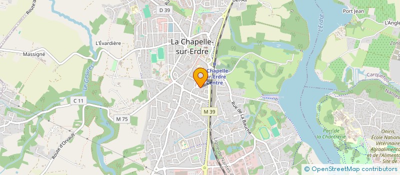 localisation de l'entreprise MADAME PEGGY HADJIAT à LA CHAPELLE-SUR-ERDRE