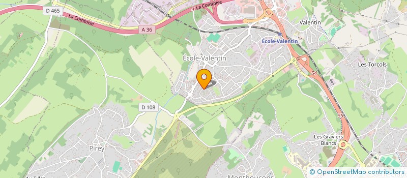 localisation de l'entreprise MADAME PEGGY HOUILLON  ECOLE-VALENTIN