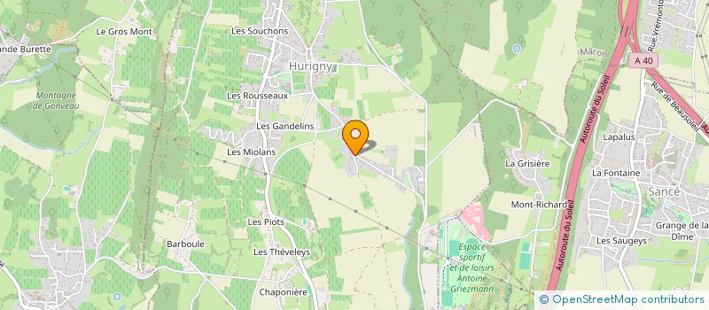 localisation de l'entreprise MADAME PEGGY HUSSON  HURIGNY