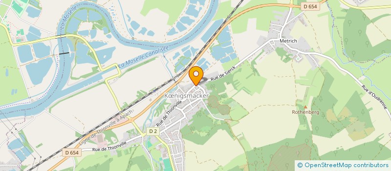 localisation de l'entreprise MADAME PEGGY IMMER  KOENIGSMACKER