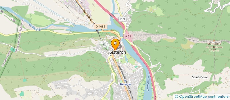 localisation de l'entreprise MADAME PEGGY ISNARD  SISTERON