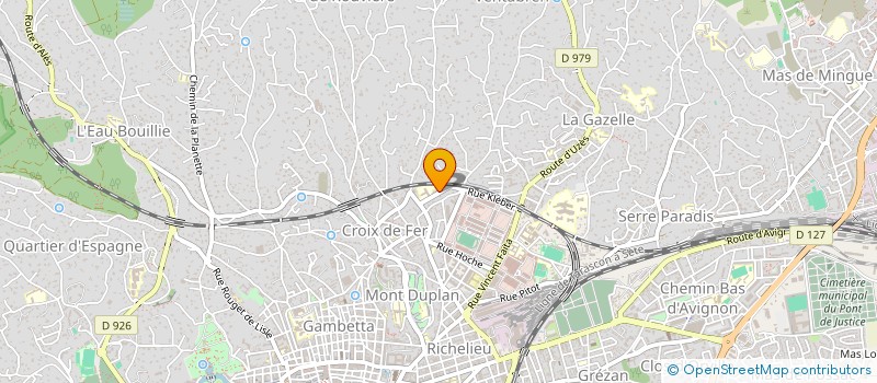 localisation de l'entreprise MADAME PEGGY JENSEN  NIMES