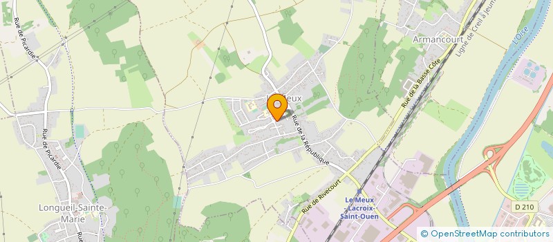 localisation de l'entreprise MADAME PEGGY JOLIBOIS  LE MEUX