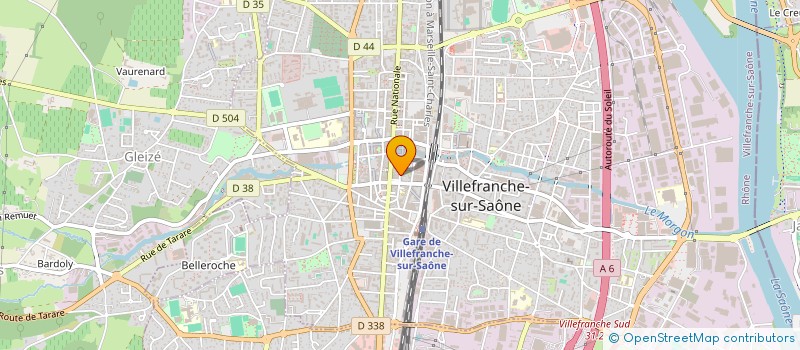 localisation de l'entreprise MADAME PEGGY JOMARD  VILLEFRANCHE-SUR-SAONE