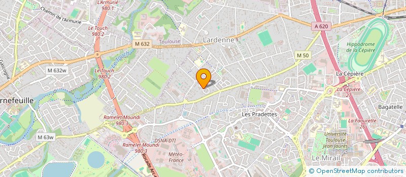 localisation de l'entreprise MADAME PEGGY KUHLEIN à TOULOUSE