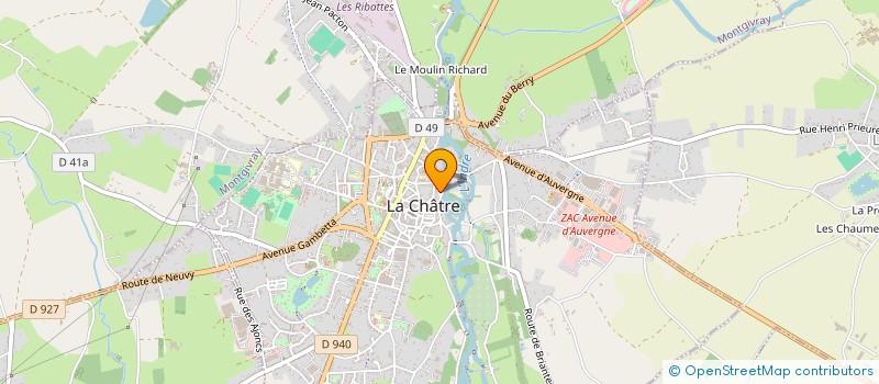 localisation de l'entreprise MADAME PEGGY LAGRANGE à LA CHATRE