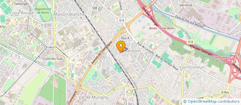 localisation de l'entreprise MADAME PEGGY LANGLOIS à REIMS