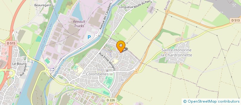 localisation de l'entreprise MADAME PEGGY LAVIEILLE  COLOMBELLES