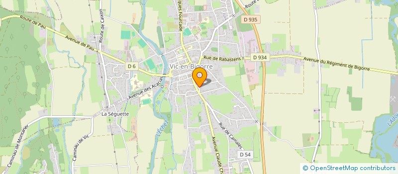 localisation de l'entreprise MADAME PEGGY LECHAT  VIC-EN-BIGORRE