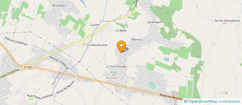 localisation de l'entreprise MADAME PEGGY LEHUBY  MARMANDE