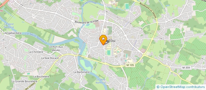 localisation de l'entreprise MADAME PEGGY LELIEVRE  VERTOU