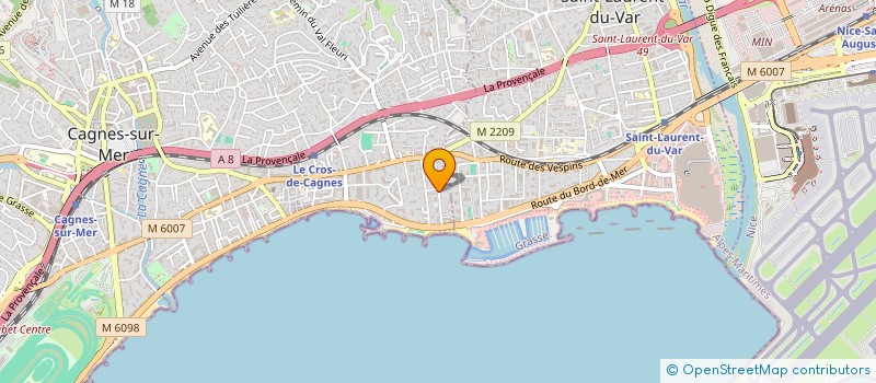 localisation de l'entreprise MADAME PEGGY LEMAITRE à CAGNES-SUR-MER