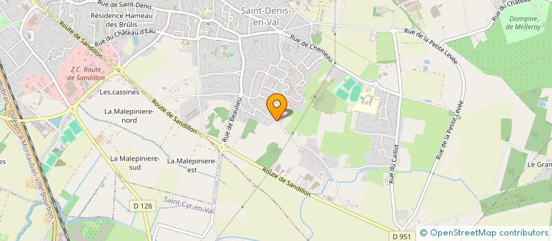 localisation de l'entreprise MADAME PEGGY LIAUVILLE  SAINT-DENIS-EN-VAL