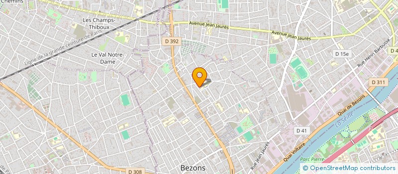 localisation de l'entreprise MADAME PEGGY MAHIEU à BEZONS