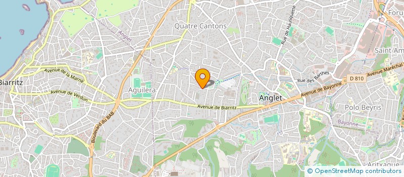 localisation de l'entreprise MADAME PEGGY MARCATEL à ANGLET