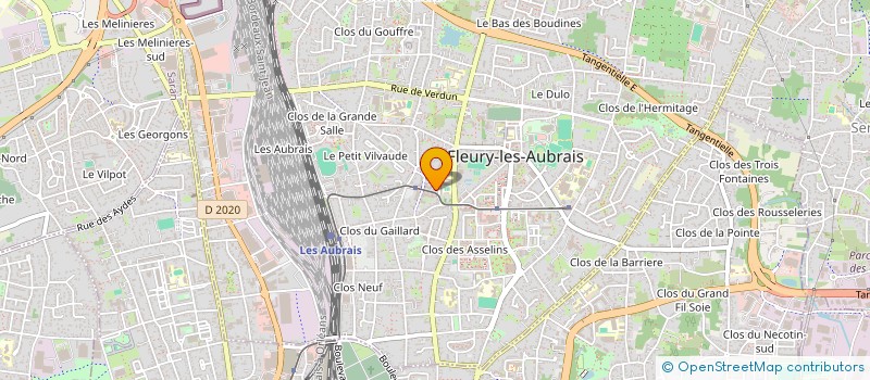 localisation de l'entreprise MADAME PEGGY MARTINEZ à FLEURY-LES-AUBRAIS