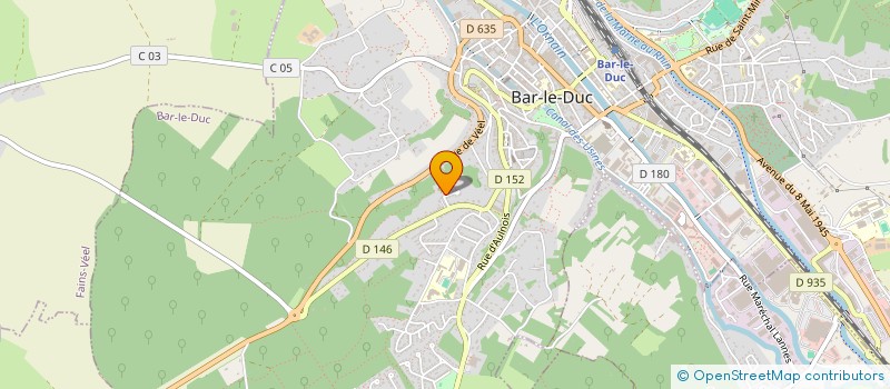 localisation de l'entreprise MADAME PEGGY MATHIOT  BAR-LE-DUC