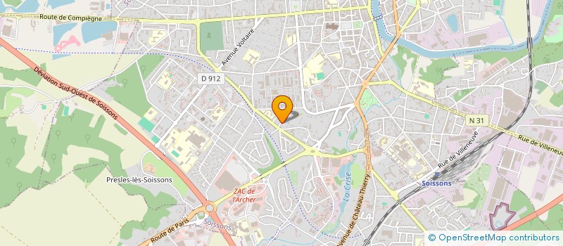 localisation de l'entreprise MADAME PEGGY MELAN  SOISSONS
