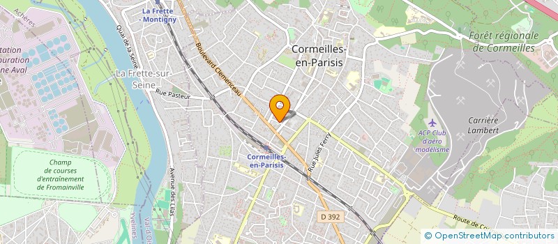 localisation de l'entreprise MADAME PEGGY MICHELINE DENTZ  CORMEILLES-EN-PARISIS