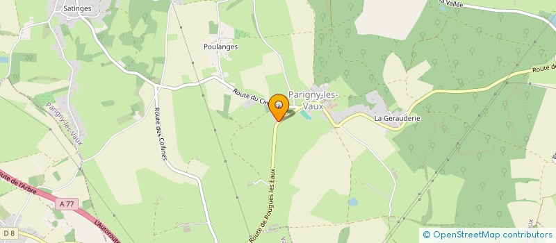 localisation de l'entreprise MADAME PEGGY MISERY à PARIGNY-LES-VAUX