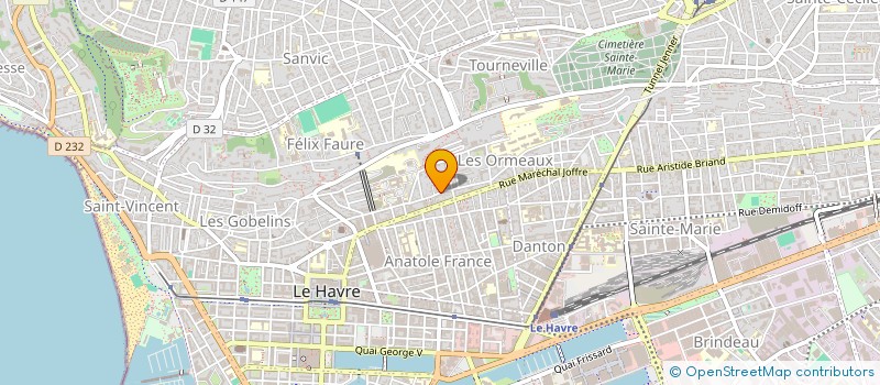 localisation de l'entreprise MADAME PEGGY MOINEL à LE HAVRE