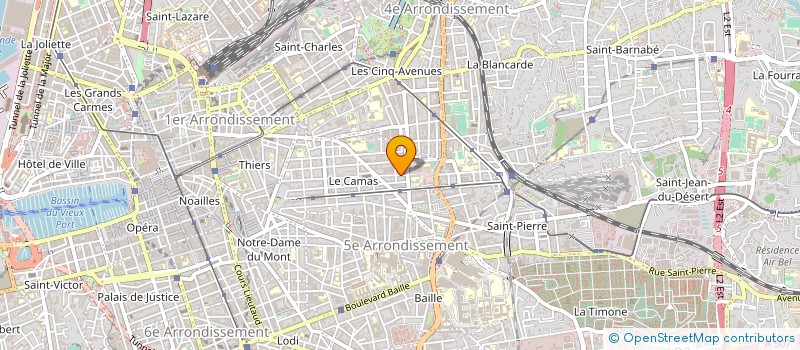 localisation de l'entreprise MADAME PEGGY MOQUAY à MARSEILLE