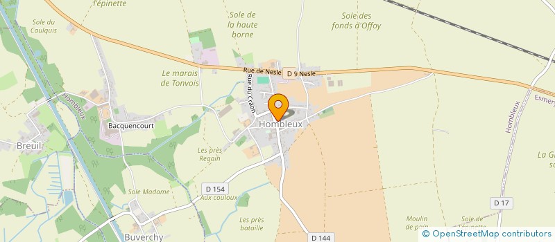 localisation de l'entreprise MADAME PEGGY MORIAUX  MATIGNY