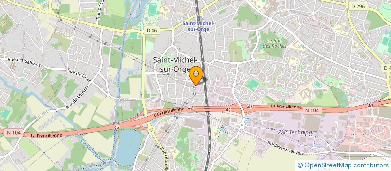 localisation de l'entreprise MADAME PEGGY NACITAS  SAINT-MICHEL-SUR-ORGE