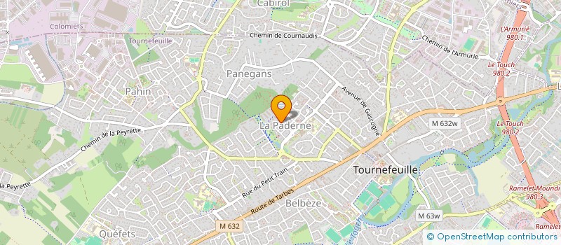 localisation de l'entreprise MADAME PEGGY OLBE  TOURNEFEUILLE