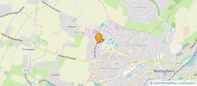 localisation de l'entreprise MADAME PEGGY PAIN  MONTIVILLIERS