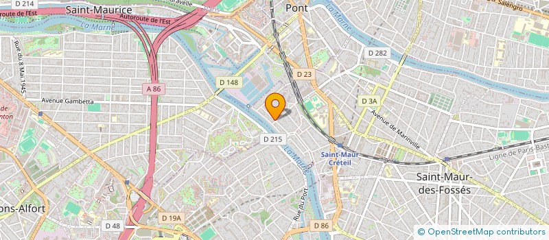 localisation de l'entreprise MADAME PEGGY PECHON à SAINT-MAUR-DES-FOSSES