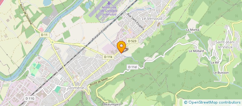 localisation de l'entreprise MADAME PEGGY PIAT  LE VERSOUD