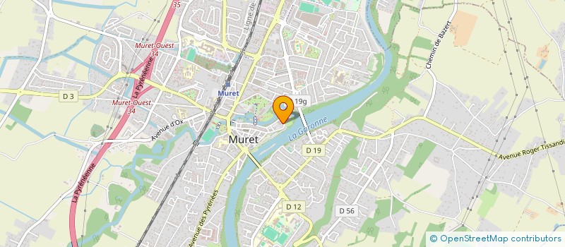 localisation de l'entreprise MADAME PEGGY POIRET  MURET