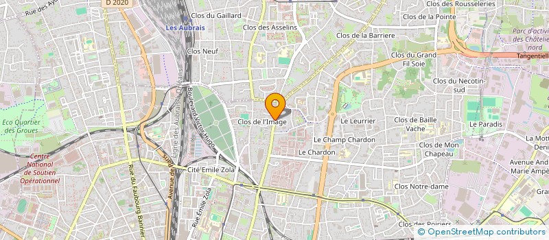 localisation de l'entreprise MADAME PEGGY PROTCH à ORLEANS