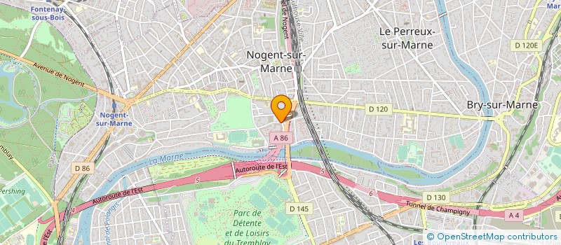 localisation de l'entreprise MADAME PEGGY PROVOST  NOGENT SUR MARNE