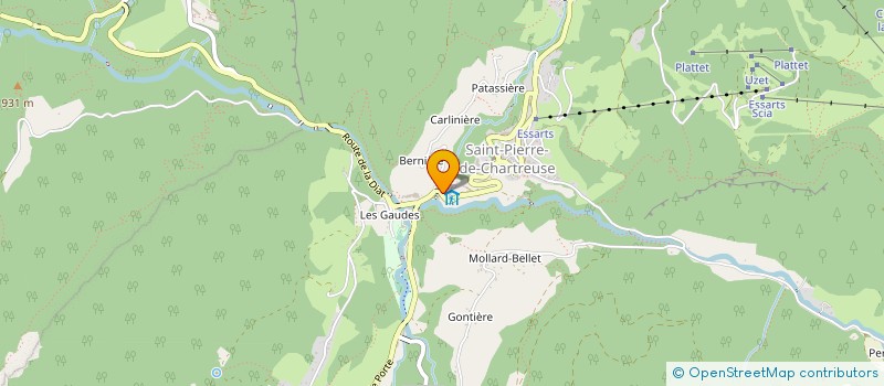 localisation de l'entreprise MADAME PEGGY RANNOU  SAINT-PIERRE-DE-CHARTREUSE