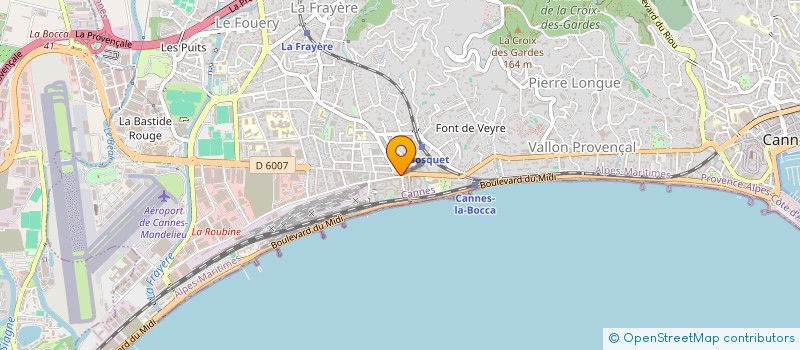 localisation de l'entreprise MADAME PEGGY RENARD à CANNES