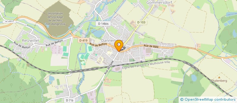 localisation de l'entreprise MADAME PEGGY RENCK  DANNEMARIE