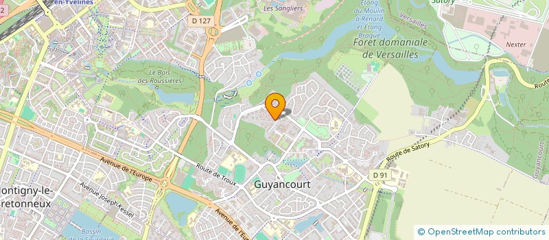 localisation de l'entreprise MADAME PEGGY REULLIER  GUYANCOURT