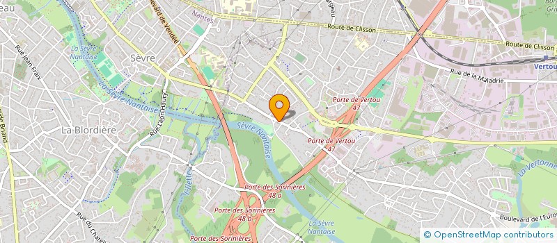 localisation de l'entreprise MADAME PEGGY RIBOT  VERTOU