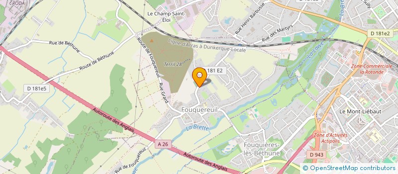 localisation de l'entreprise MADAME PEGGY ROBILLART  FOUQUEREUIL