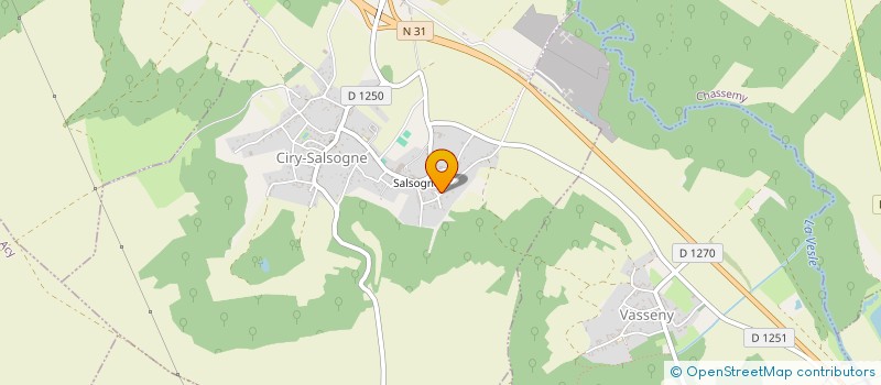 localisation de l'entreprise MADAME PEGGY RONSAIN  CIRY-SALSOGNE