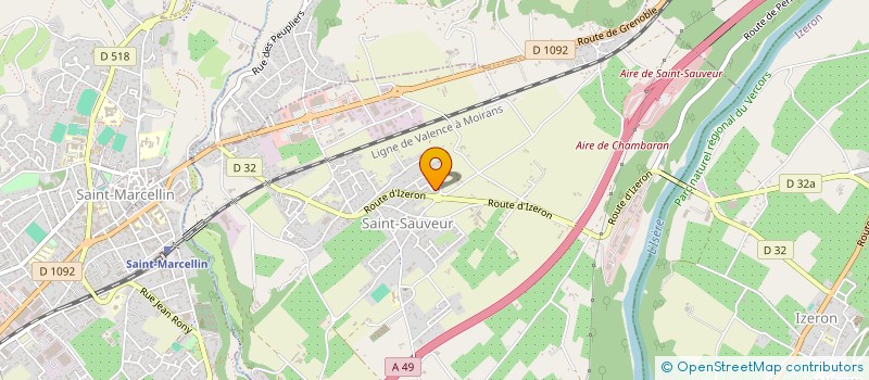 localisation de l'entreprise MADAME PEGGY ROUGET  SAINT-SAUVEUR