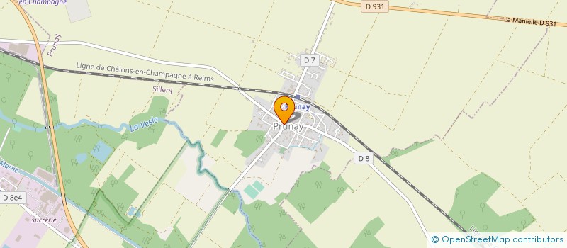 localisation de l'entreprise MADAME PEGGY SADOUET  PRUNAY