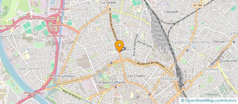 localisation de l'entreprise MADAME PEGGY SAINT-VENANT à TOULOUSE