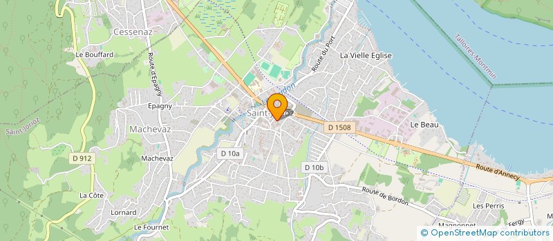 localisation de l'entreprise MADAME PEGGY SARRAZIN  SAINT-JORIOZ