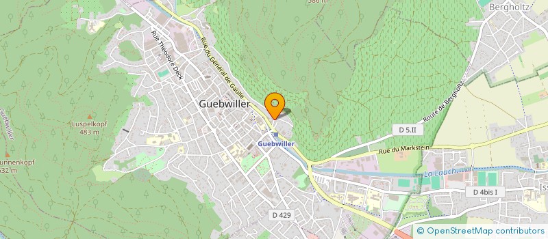 localisation de l'entreprise MADAME PEGGY SCHITTLY  GUEBWILLER