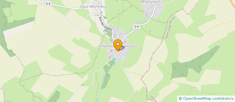 localisation de l'entreprise MADAME PEGGY SEILER  CHESNOIS-AUBONCOURT