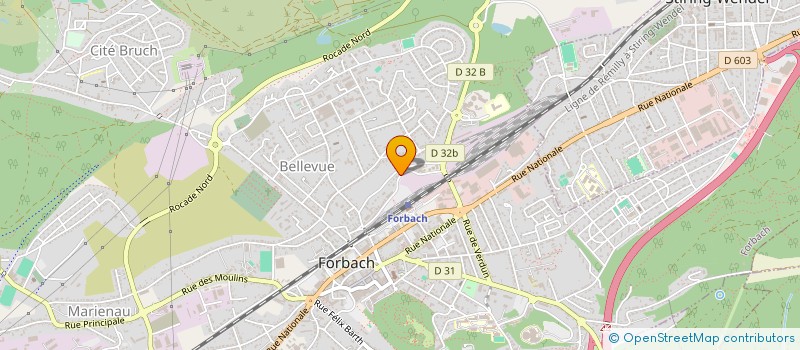 localisation de l'entreprise MADAME PEGGY STIBLING  FORBACH